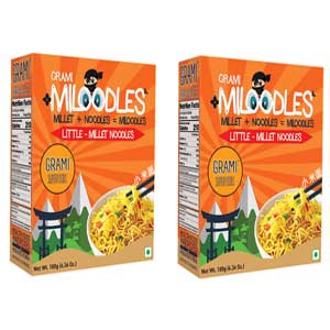 Grami Little Millet Noodles -180G (pack of 1)