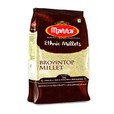 Manna Brown Top Millet 1kg (pack of 1)