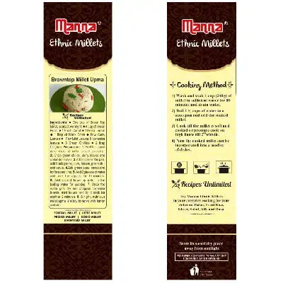 Manna Brown Top Millet 1kg (pack of 1)