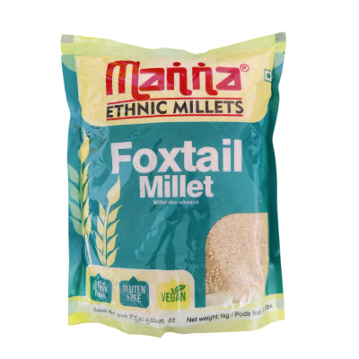 Manna Foxtail Millet 1kg (pack of 1)
