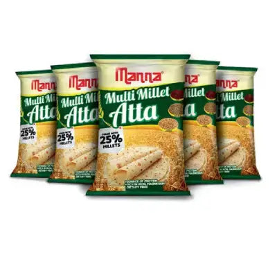 Manna Multimillet Atta-5Kg - 5Kgs