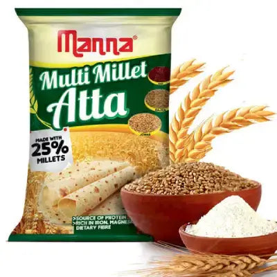 Manna Multimillet Atta-5Kg - 5Kgs