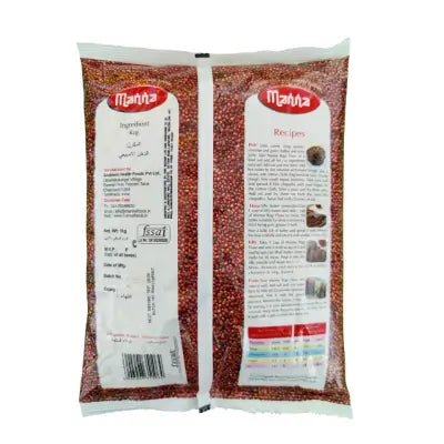 Manna Plain Ragi Flour-1Kg (Pack Of 12)