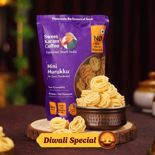 Sweet Karam Coffee's - Thenkuzhal (Mini Murukku) 150gms