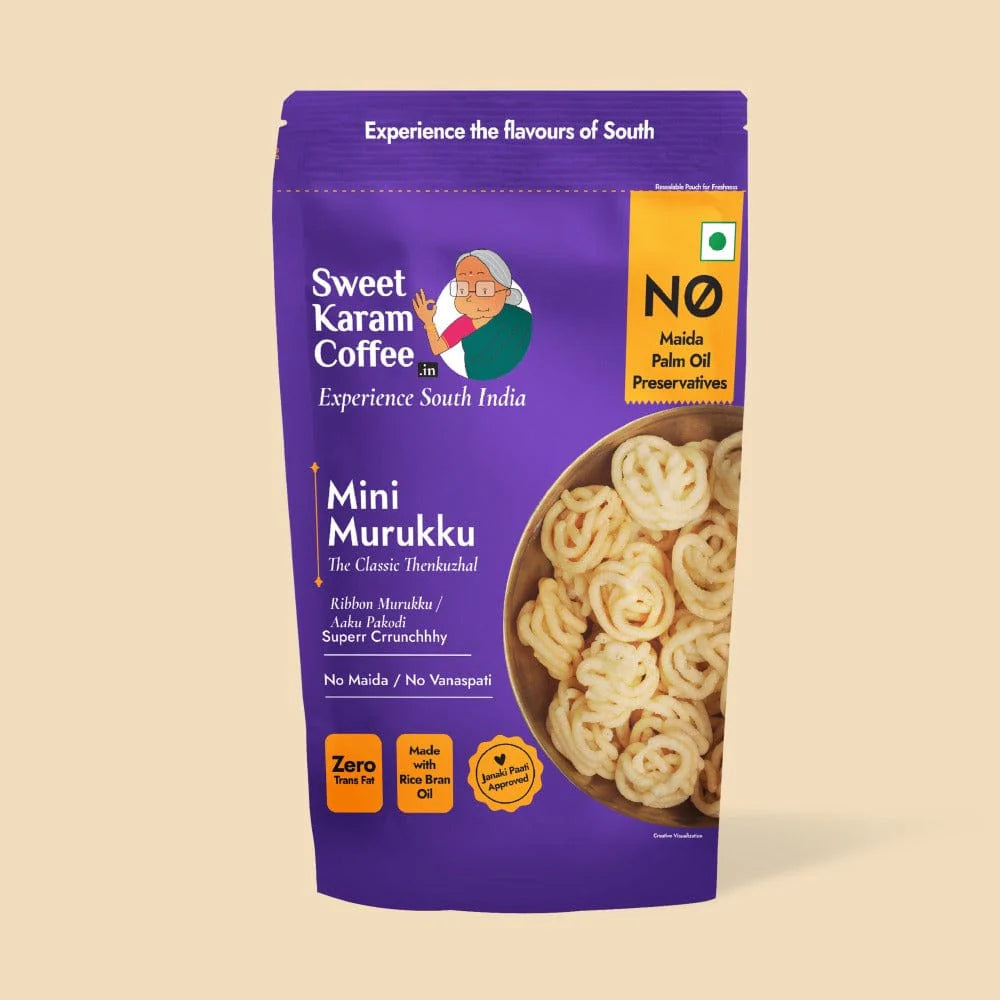 Sweet Karam Coffee's - Thenkuzhal (Mini Murukku) 150gms