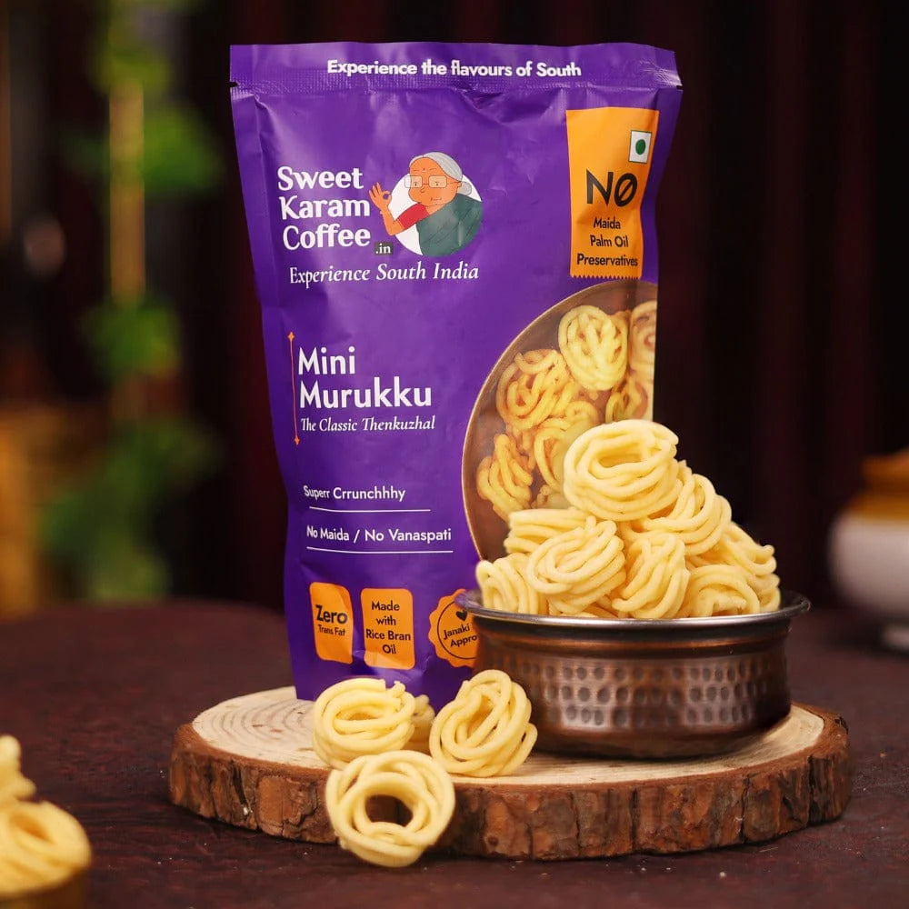 Sweet Karam Coffee's - Thenkuzhal (Mini Murukku) 150gms