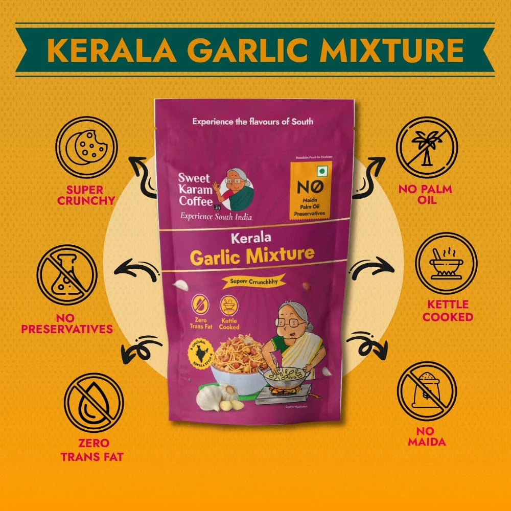 Sweet Karam Coffee's - Kerala Garlic Mixture