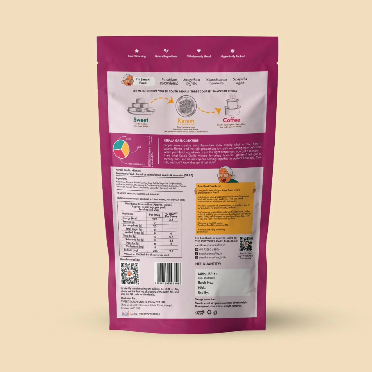 Sweet Karam Coffee's - Kerala Garlic Mixture