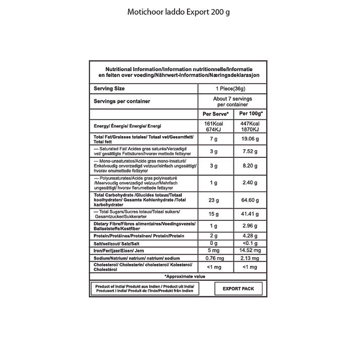 Chitale Bandhu Motichoor Ladoo 250gms