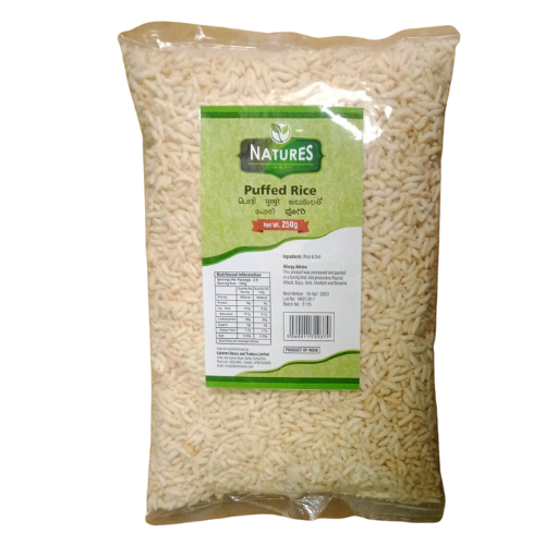 NATURES PUFFED RICE 250G