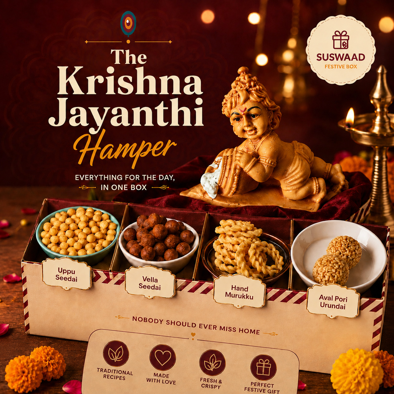 Janmashtami /Krishna Jayanthi /Gokulashtami Festive Box