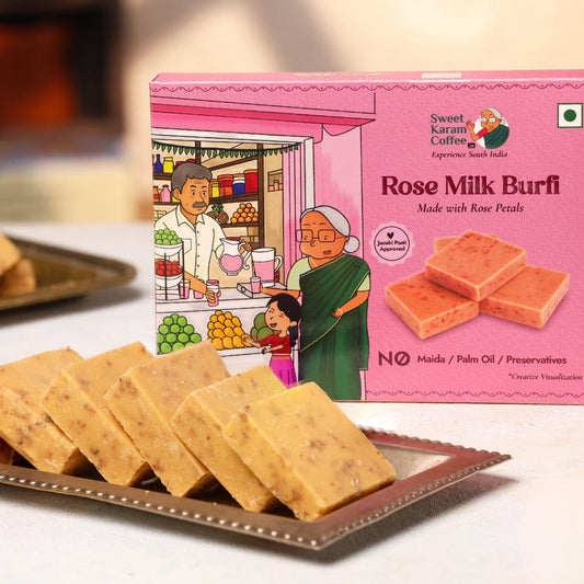 Sweet Karam Coffee's - Rose Burfi 100gms