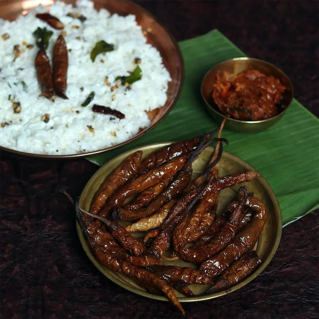 Sweet Karam Coffee's - Mor Milagai (Marinated Chilli Crisps) 100gms