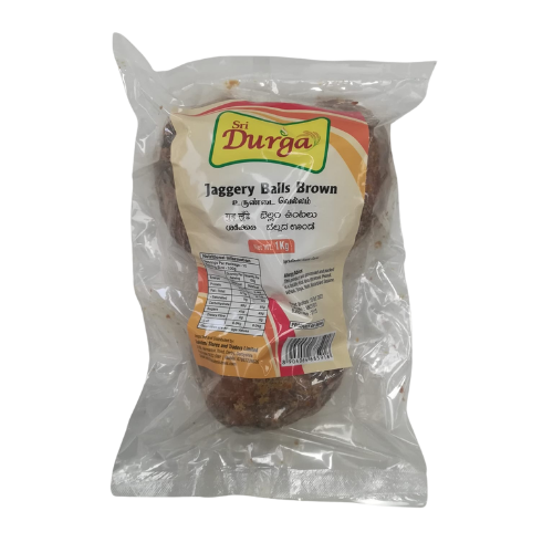 SRI DURGA JAGGERY BALLS 1KG - BROWN