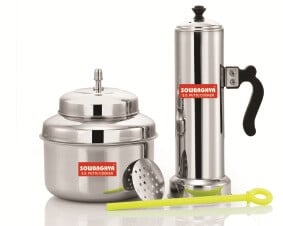 Sowbaghya Ultima Ib Stainless Steel Puttu Cooker