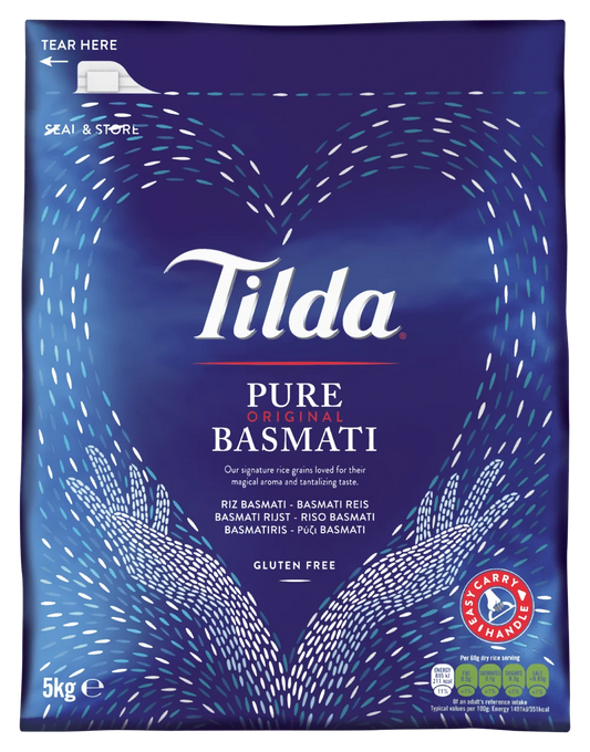 Tilda Pure Basmati Rice 5kg