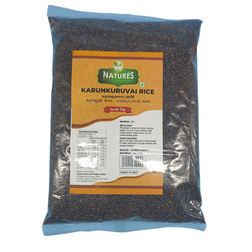 NATURES KARUNKURUVAI RICE 1KG