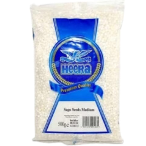 HEERA SAGO SEEDS MEDIUM (IND.) 500G