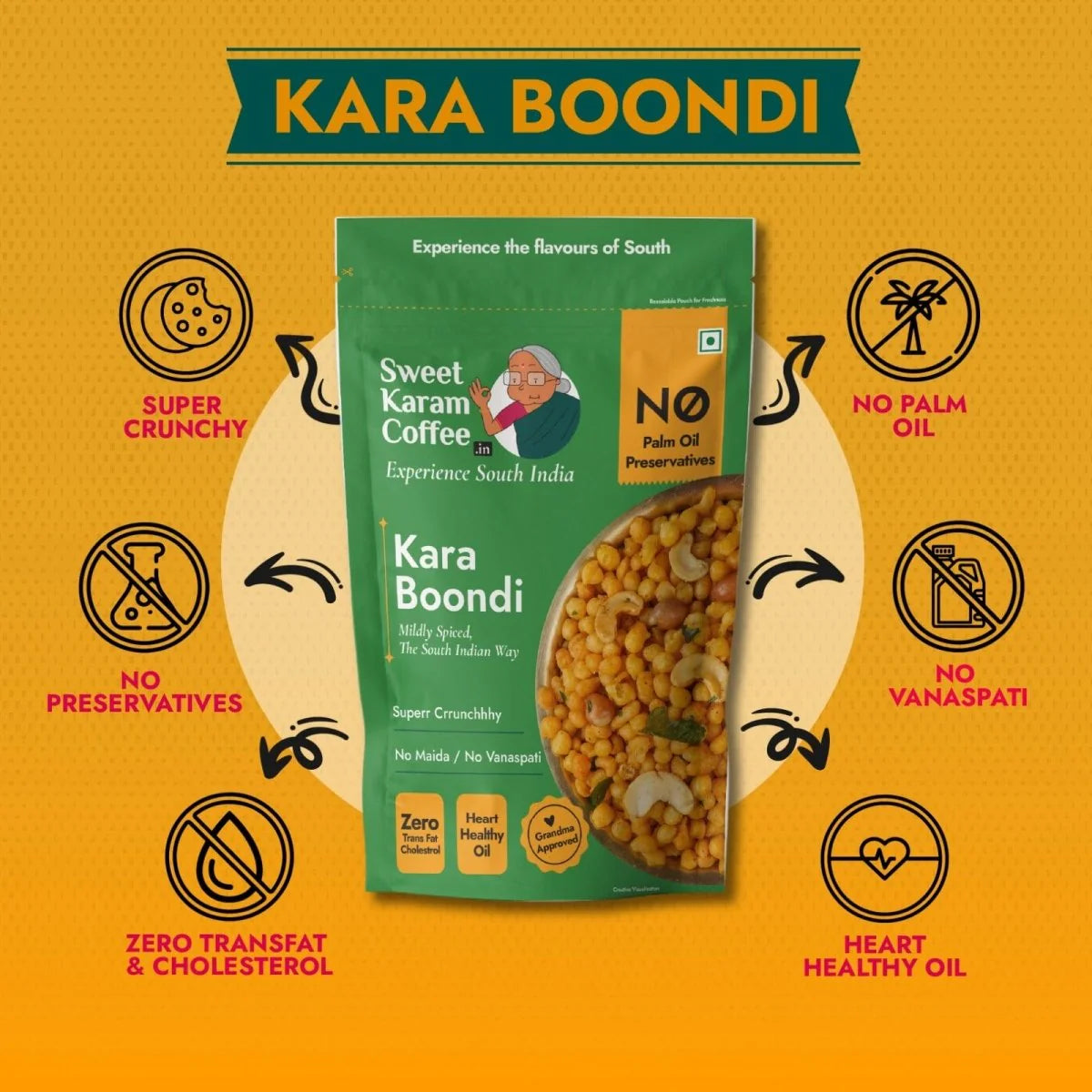 Sweet Karam Coffee's - Kara Boondhi 95gms