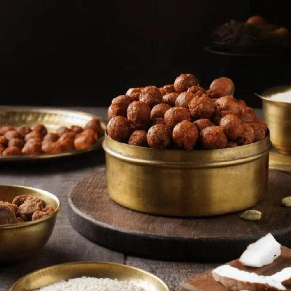 Sweet Karam Coffee's -Sweet Seedai (Crunchy Jaggery Rice Balls) 200gms