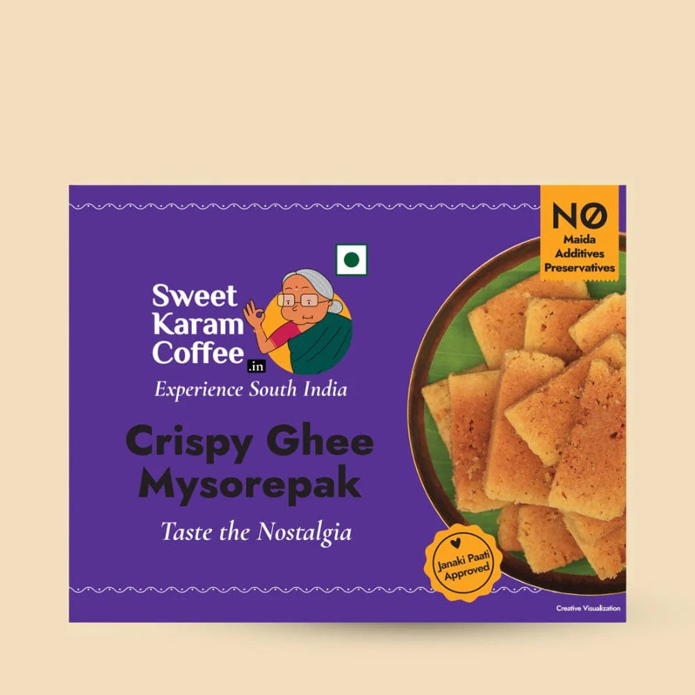 Sweet Karam Coffee's - Crispy Ghee Mysorepak 150gms