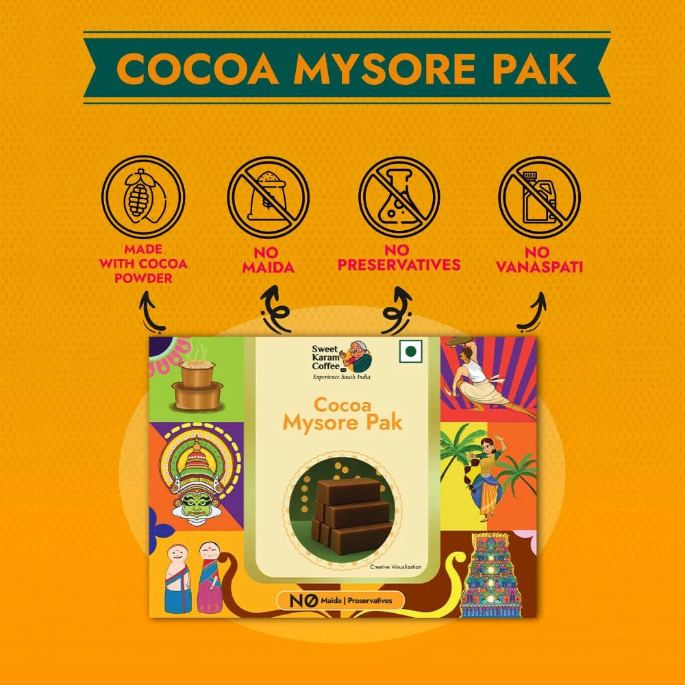 Sweet Karam Coffee's - Cocoa Mysorepak 100gms