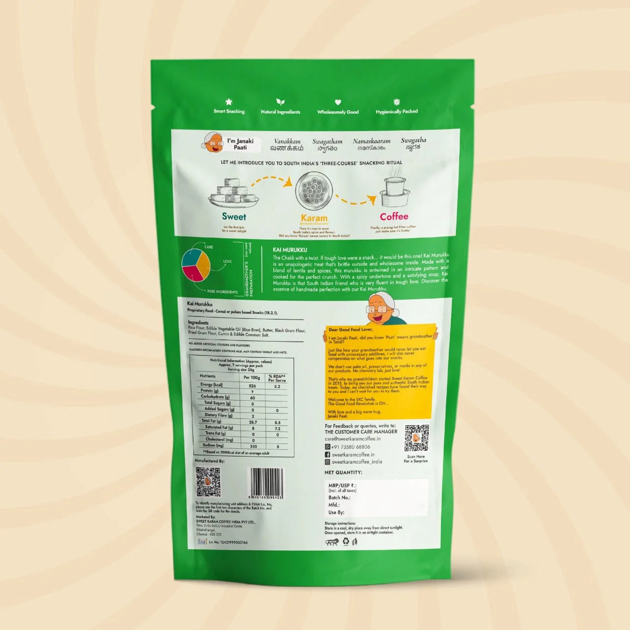 Sweet Karam Coffee's - Kai Murukku (Chakli) 150gms