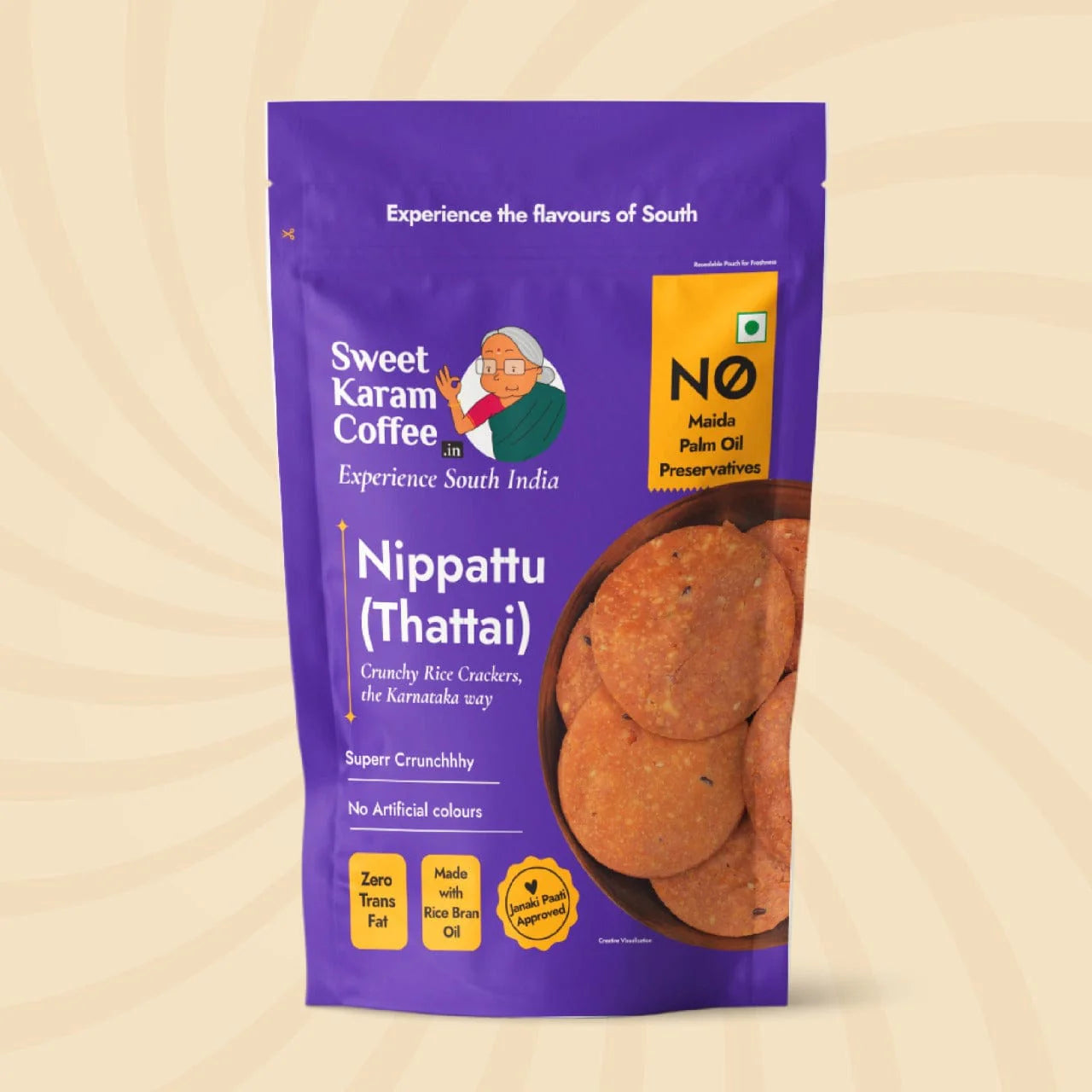 Sweet Karam Coffee's- Nippattu (Thattai) 150gms