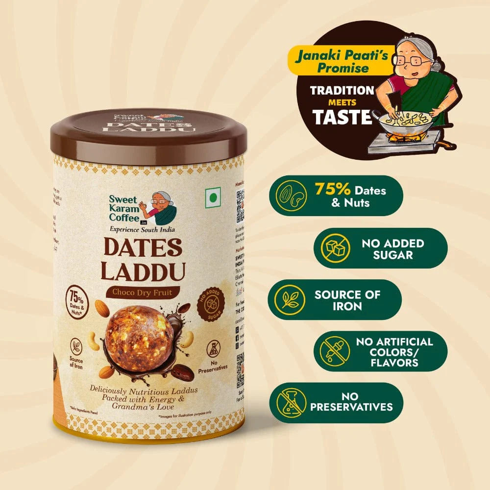 Sweet Karam Coffee's- Dates Laddu 180gms