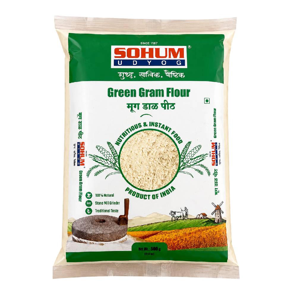 Sohum Green Gram Moong Flour 500g