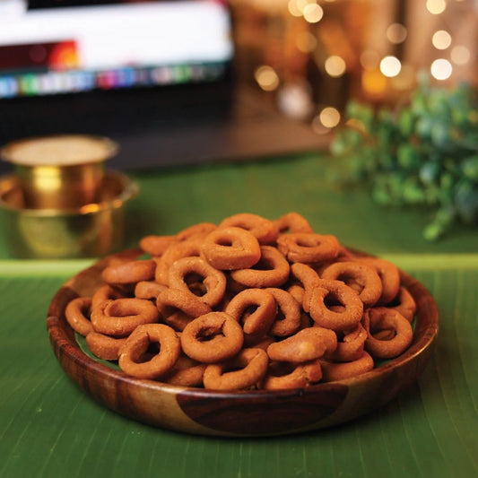 Sweet Karam Coffee's - Onion Kodubale (Ring Murukku)