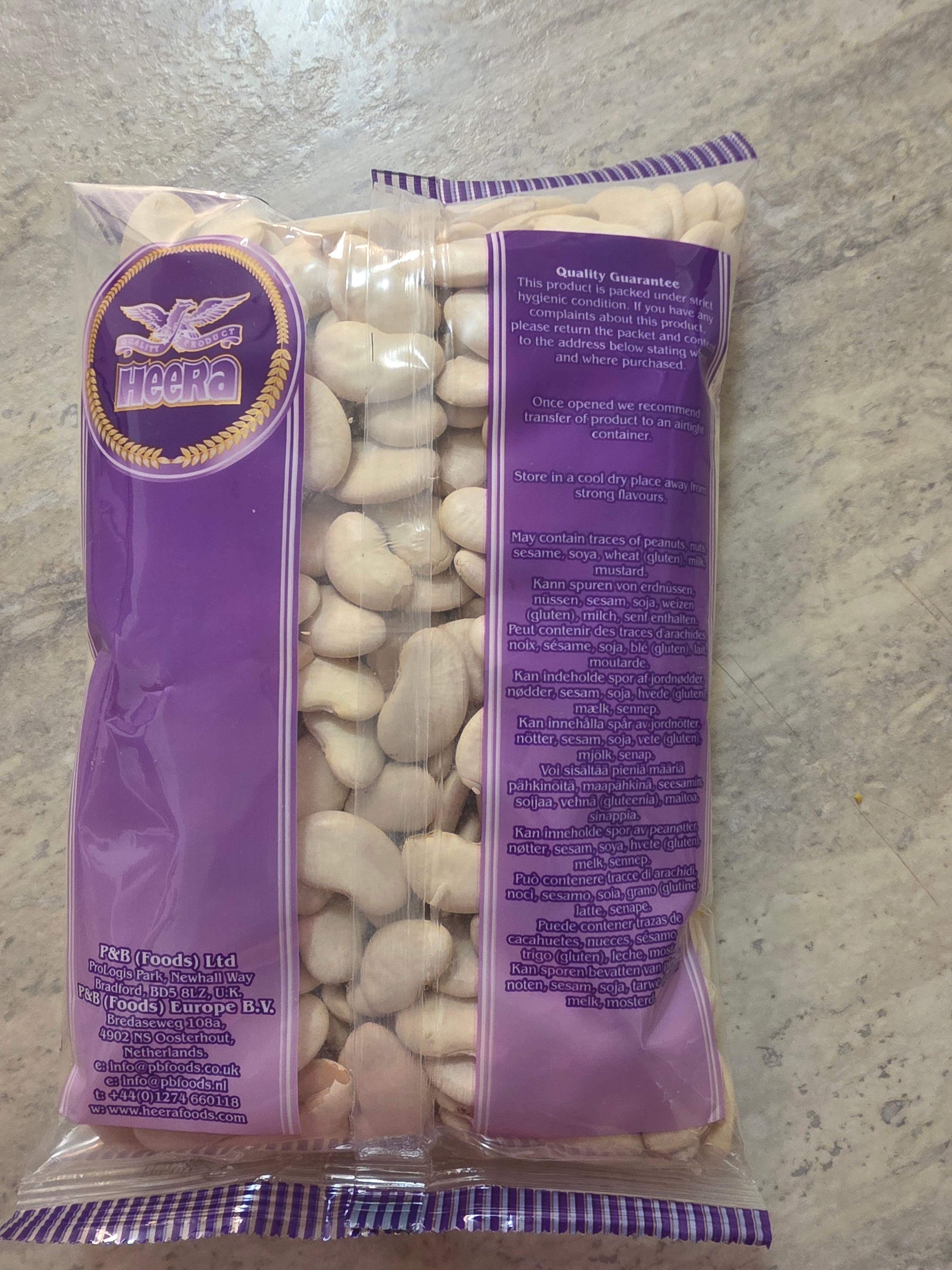 HEERA BUTTER BEANS 500G