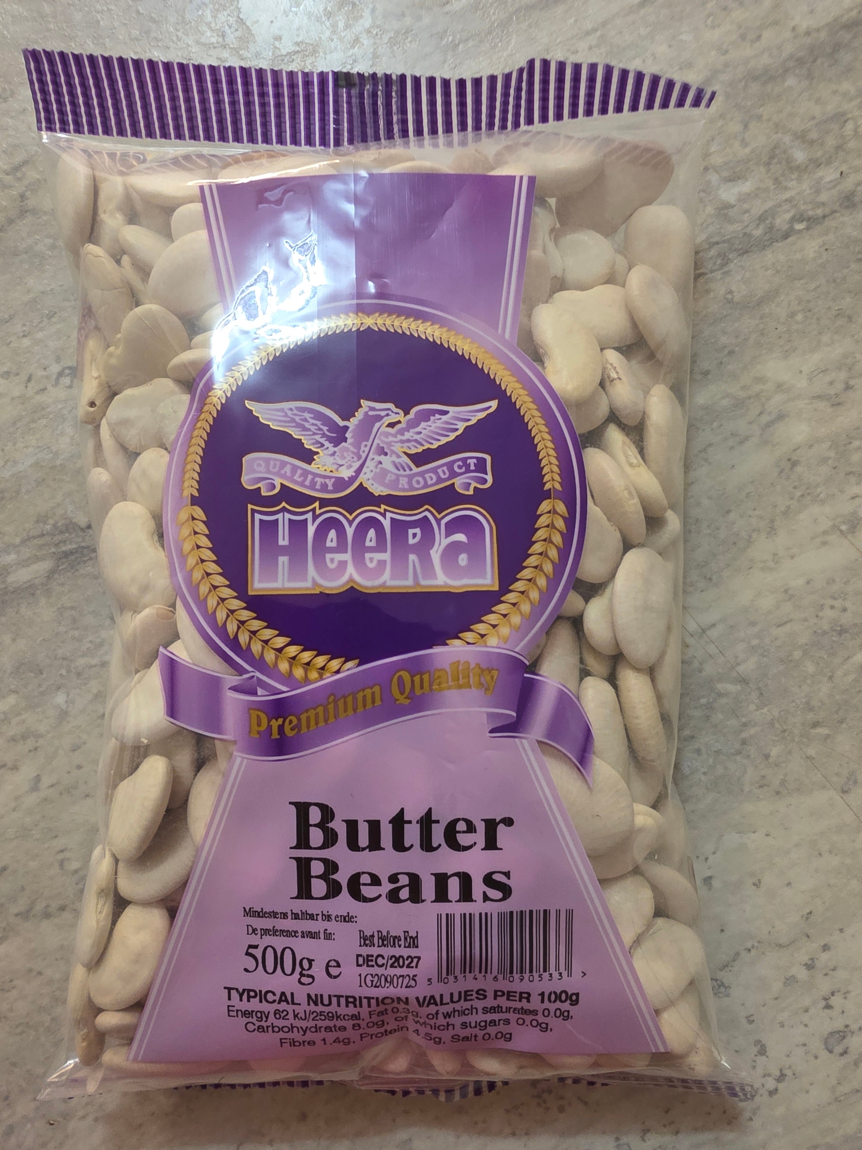 HEERA BUTTER BEANS 500G