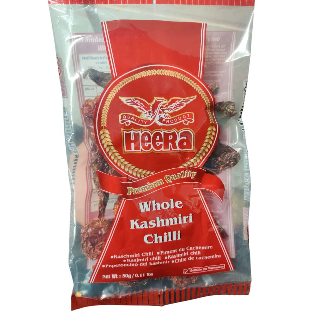 HEERA KASHMIRI CHILLI WHOLE 50G